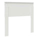 Tăblie cap cu headboard Alb 75 cm Lemn compozit - WALTI WALTI