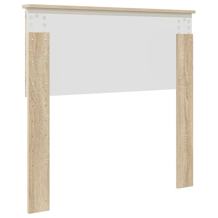 Tăblie cap cu headboard Stejar Sonoma 75 cm Lemn compozit - WALTI WALTI