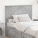 Tăblie cap cu headboard Gri din beton 75 cm Lemn compozit - WALTI WALTI