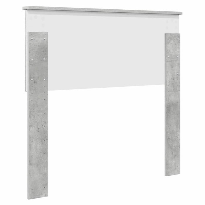 Tăblie cap cu headboard Gri din beton 75 cm Lemn compozit - WALTI WALTI