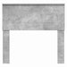 Tăblie cap cu headboard Gri din beton 75 cm Lemn compozit - WALTI WALTI