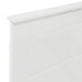 Tăblie cap cu headboard Alb Lucios 75 cm Lemn compozit - WALTI WALTI
