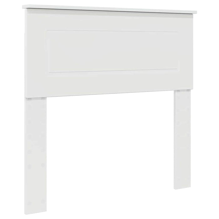 Tăblie cap cu headboard Alb Lucios 75 cm Lemn compozit - WALTI WALTI