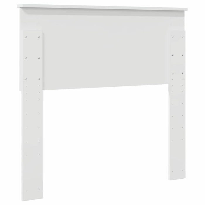Tăblie cap cu headboard Alb Lucios 75 cm Lemn compozit - WALTI WALTI
