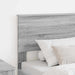 Tăblie cap cu headboard Gri Sonoma 75 cm Lemn compozit - WALTI WALTI