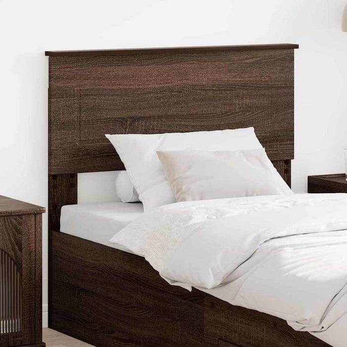 Tăblie cap cu headboard Stejar închis 75 cm Lemn compozit - WALTI WALTI