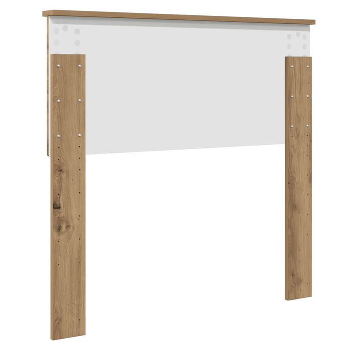 Tăblie cap cu headboard Stejar Artizanal 75 cm Lemn compozit - WALTI WALTI