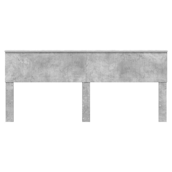 Tăblie cap Gri din beton Lemn compozit - WALTI WALTI