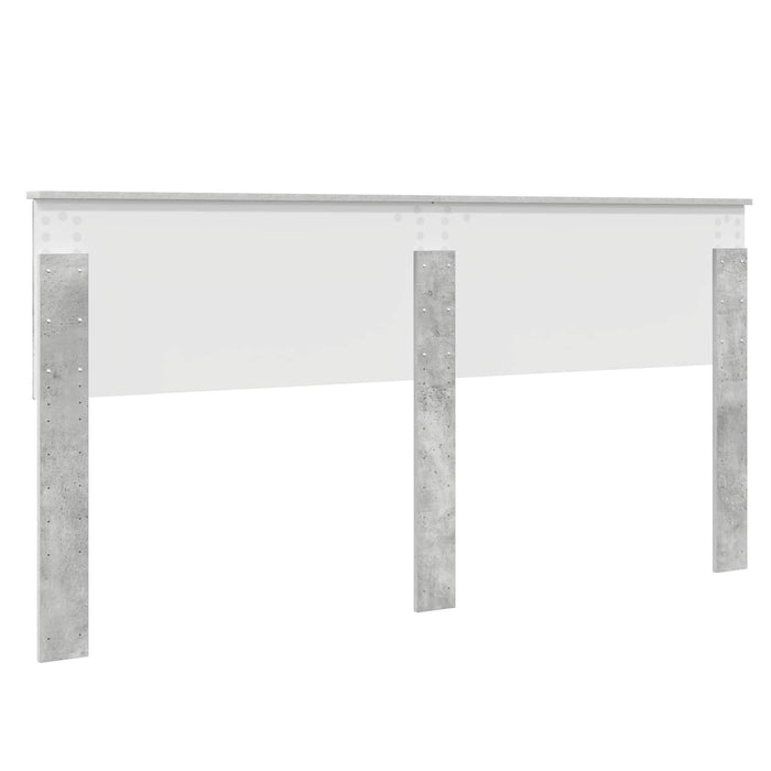 Tăblie cap Gri din beton Lemn compozit - WALTI WALTI