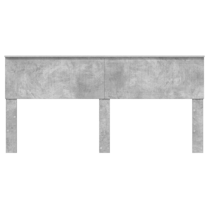 Tăblie cap Gri din beton Lemn compozit - WALTI WALTI