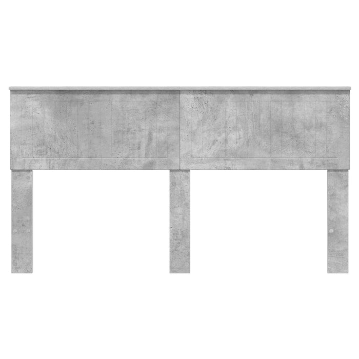 Tăblie cap Gri din beton Lemn compozit - WALTI WALTI