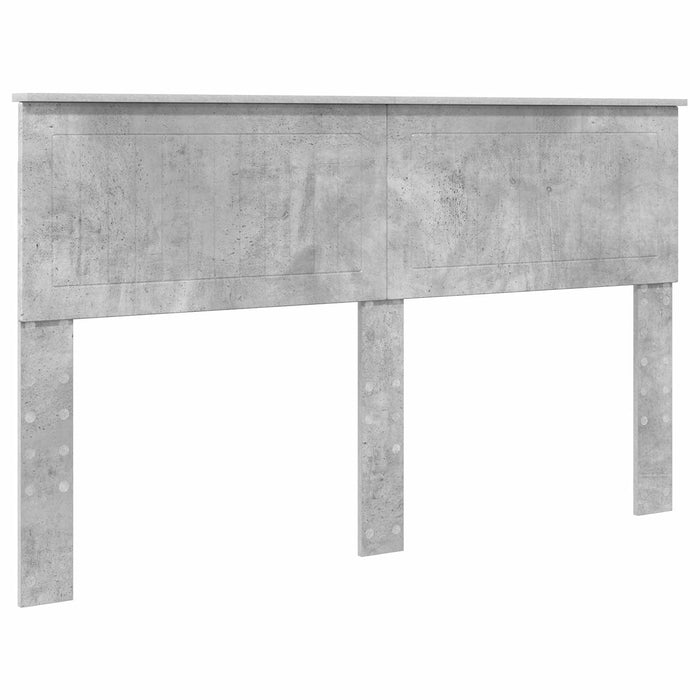 Tăblie cap Gri din beton Lemn compozit - WALTI WALTI