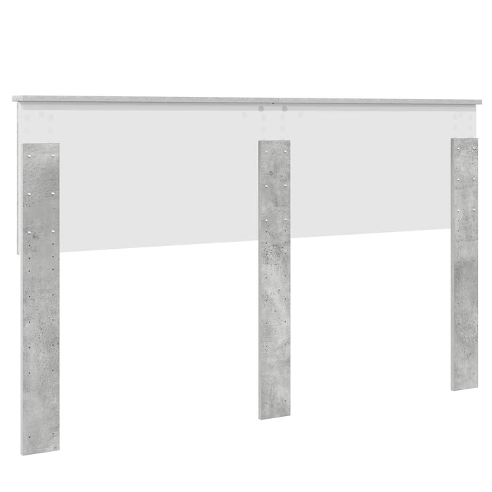 Tăblie cap Gri din beton Lemn compozit - WALTI WALTI