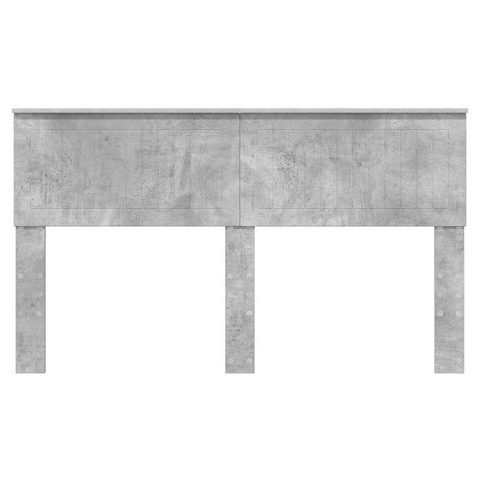 Tăblie cap Gri din beton Lemn compozit - WALTI WALTI