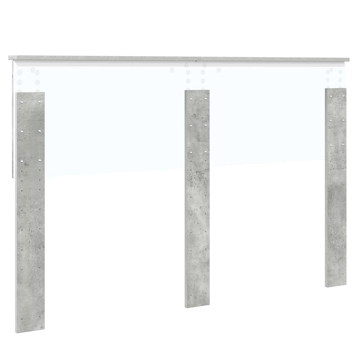 Tăblie cap Gri din beton Lemn compozit - WALTI WALTI