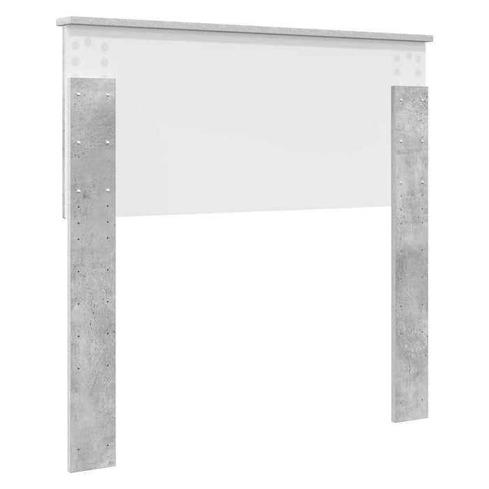 Tăblie cap Gri din beton Lemn compozit - WALTI WALTI