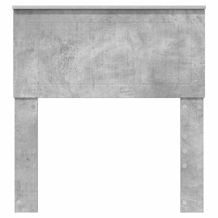 Tăblie cap Gri din beton Lemn compozit - WALTI WALTI