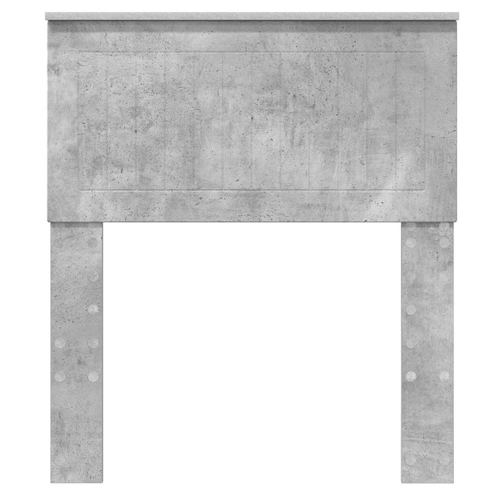 Tăblie cap Gri din beton Lemn compozit - WALTI WALTI