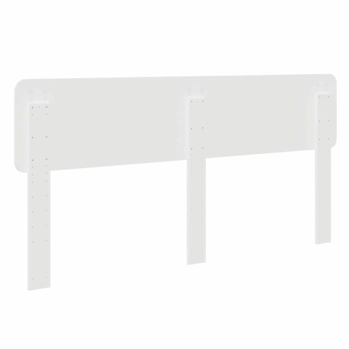 Tăblie cap cu headboard Alb 200 cm Lemn compozit - WALTI WALTI
