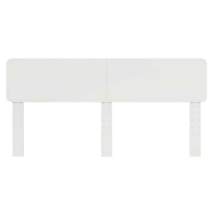 Tăblie cap cu headboard Alb 200 cm Lemn compozit - WALTI WALTI