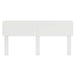 Tăblie cap cu headboard Alb 200 cm Lemn compozit - WALTI WALTI