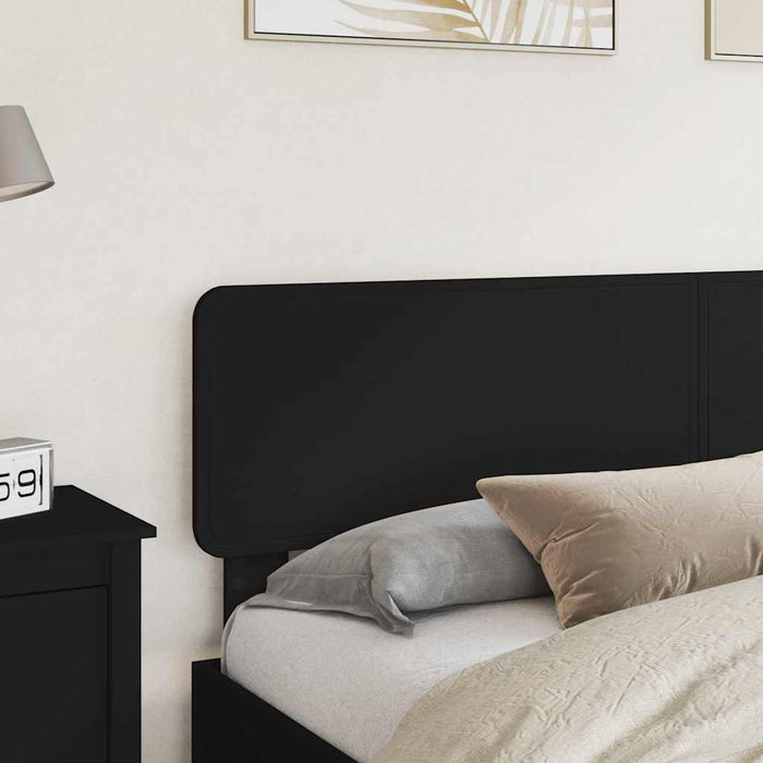 Tăblie cap cu headboard Stejar Negru 200 cm Lemn compozit - WALTI WALTI