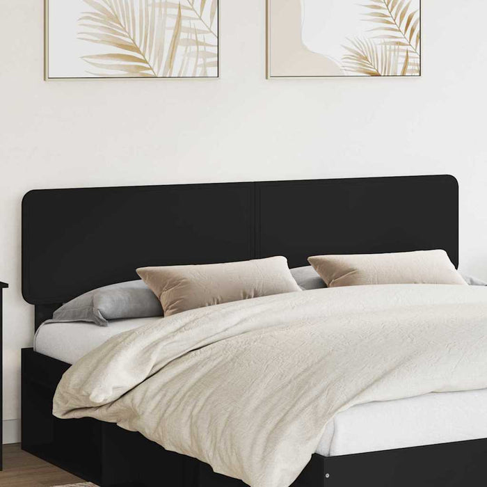 Tăblie cap cu headboard Stejar Negru 200 cm Lemn compozit - WALTI WALTI