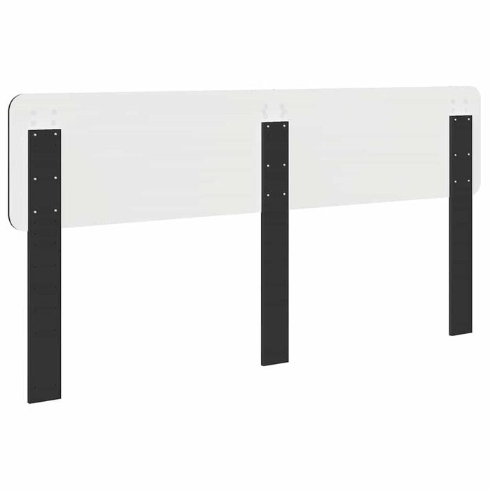 Tăblie cap cu headboard Stejar Negru 200 cm Lemn compozit - WALTI WALTI