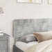 Tăblie cap cu headboard Gri din beton 200 cm Lemn compozit - WALTI WALTI