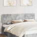 Tăblie cap cu headboard Gri din beton 200 cm Lemn compozit - WALTI WALTI
