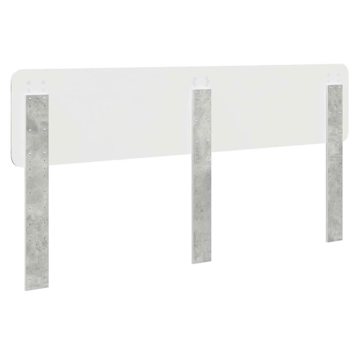 Tăblie cap cu headboard Gri din beton 200 cm Lemn compozit - WALTI WALTI