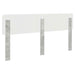 Tăblie cap cu headboard Gri din beton 200 cm Lemn compozit - WALTI WALTI
