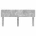 Tăblie cap cu headboard Gri din beton 200 cm Lemn compozit - WALTI WALTI