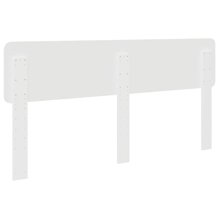 Tăblie cap cu headboard Alb Lucios 200 cm Lemn compozit - WALTI WALTI