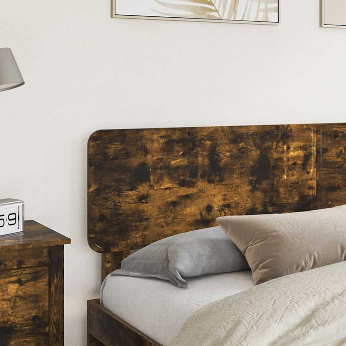 Tăblie cap cu headboard Stejar fumuriu 200 cm Lemn compozit - WALTI WALTI