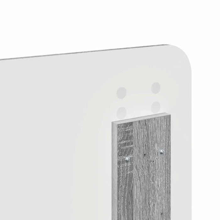 Tăblie cap cu headboard Gri Sonoma 200 cm Lemn compozit - WALTI WALTI