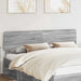 Tăblie cap cu headboard Gri Sonoma 200 cm Lemn compozit - WALTI WALTI