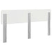 Tăblie cap cu headboard Gri Sonoma 200 cm Lemn compozit - WALTI WALTI