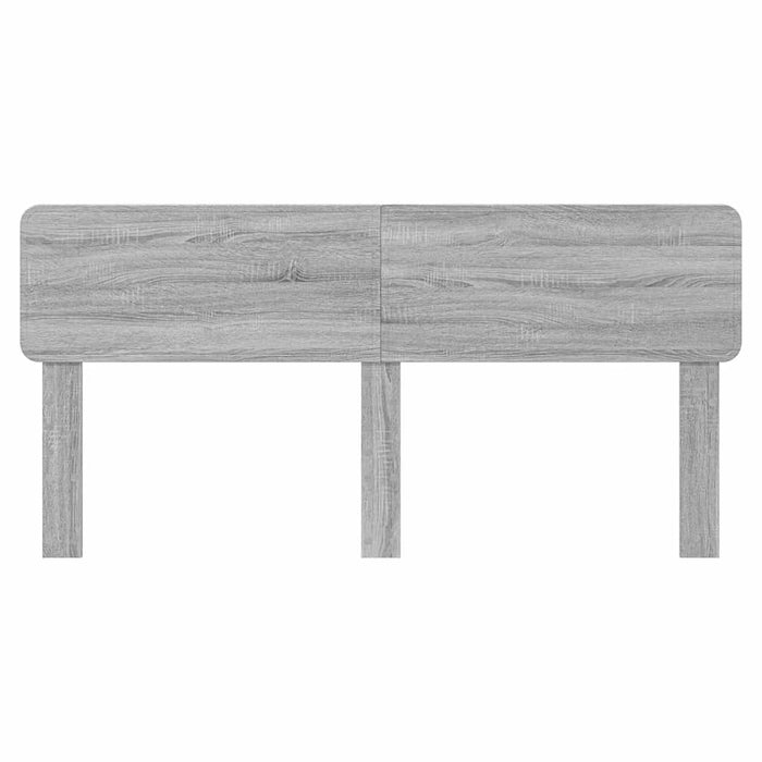 Tăblie cap cu headboard Gri Sonoma 200 cm Lemn compozit - WALTI WALTI