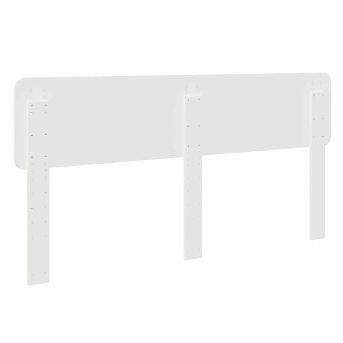 Tăblie cap cu headboard Alb 180 cm Lemn compozit - WALTI WALTI