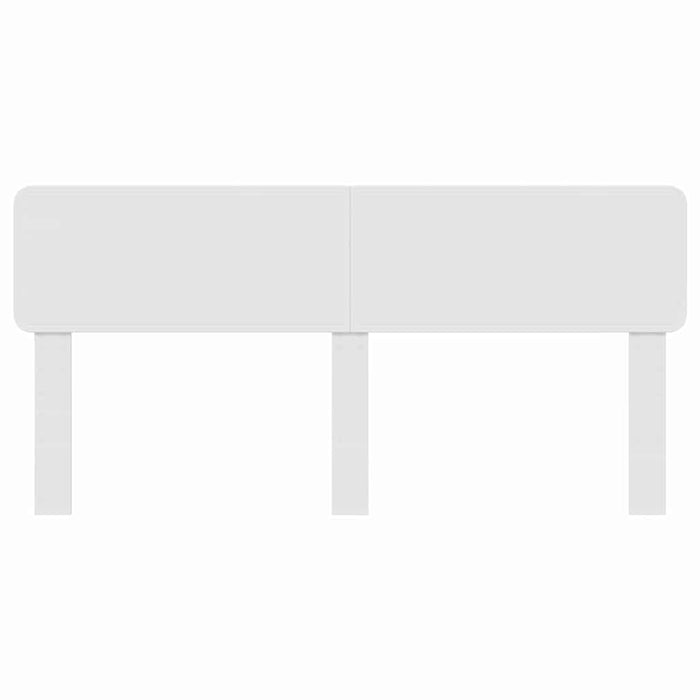 Tăblie cap cu headboard Alb Lucios 180 cm Lemn compozit - WALTI WALTI