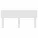 Tăblie cap cu headboard Alb Lucios 180 cm Lemn compozit - WALTI WALTI