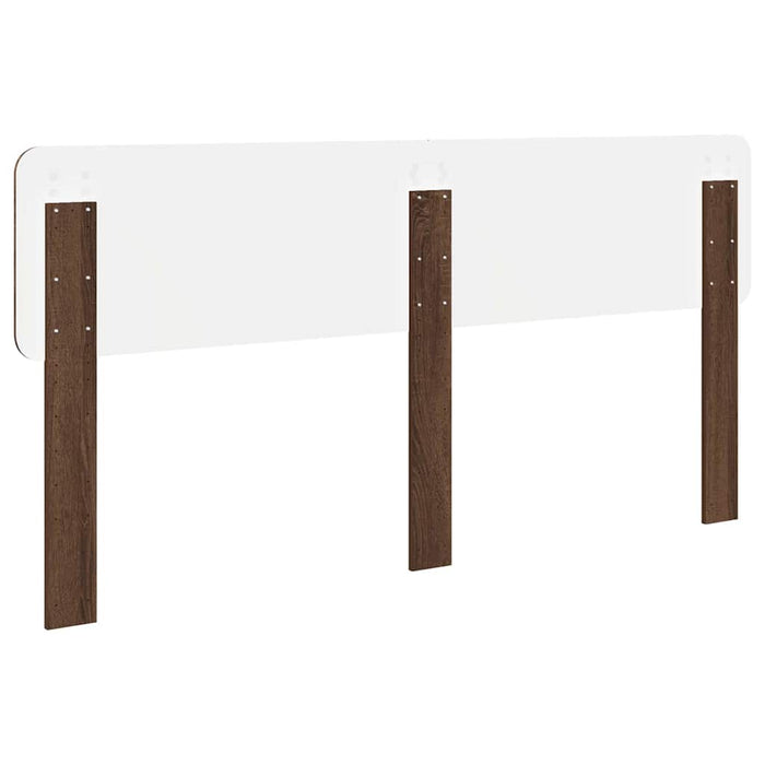Tăblie cap cu headboard Stejar închis 180 cm Lemn compozit - WALTI WALTI