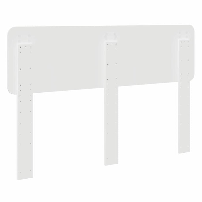 Tăblie cap cu headboard Alb 160 cm Lemn compozit - WALTI WALTI