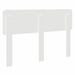 Tăblie cap cu headboard Alb 160 cm Lemn compozit - WALTI WALTI