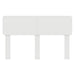 Tăblie cap cu headboard Alb 160 cm Lemn compozit - WALTI WALTI
