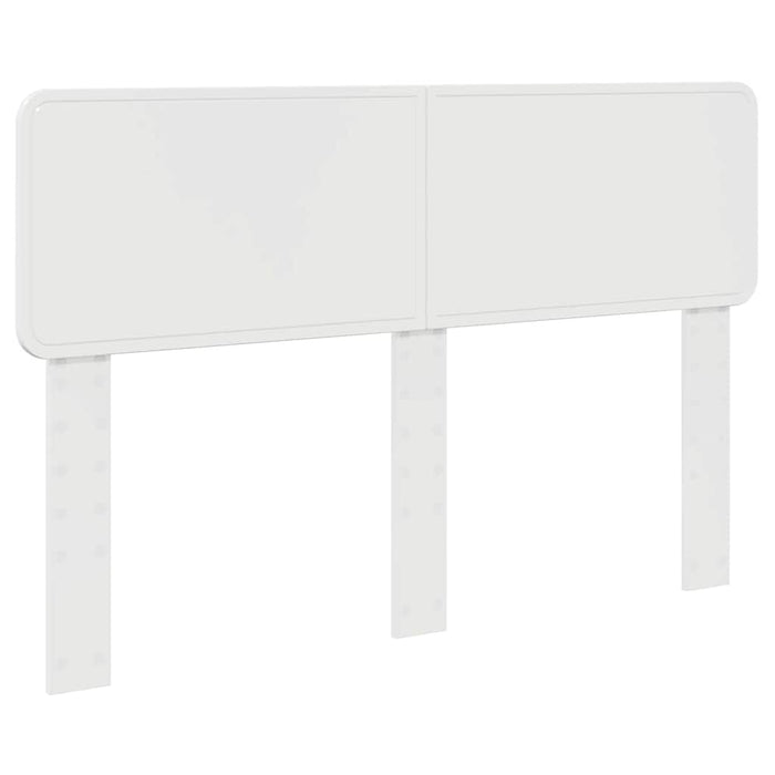Tăblie cap cu headboard Alb Lucios 160 cm Lemn compozit - WALTI WALTI