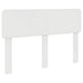 Tăblie cap cu headboard Alb Lucios 160 cm Lemn compozit - WALTI WALTI