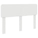 Tăblie cap cu headboard Alb 150 cm Lemn compozit - WALTI WALTI