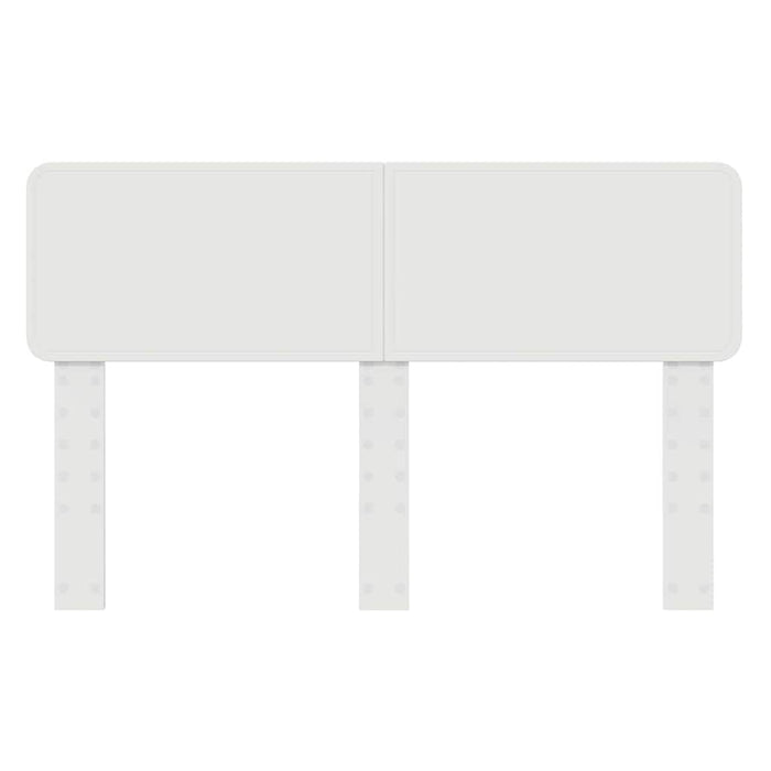 Tăblie cap cu headboard Alb 150 cm Lemn compozit - WALTI WALTI